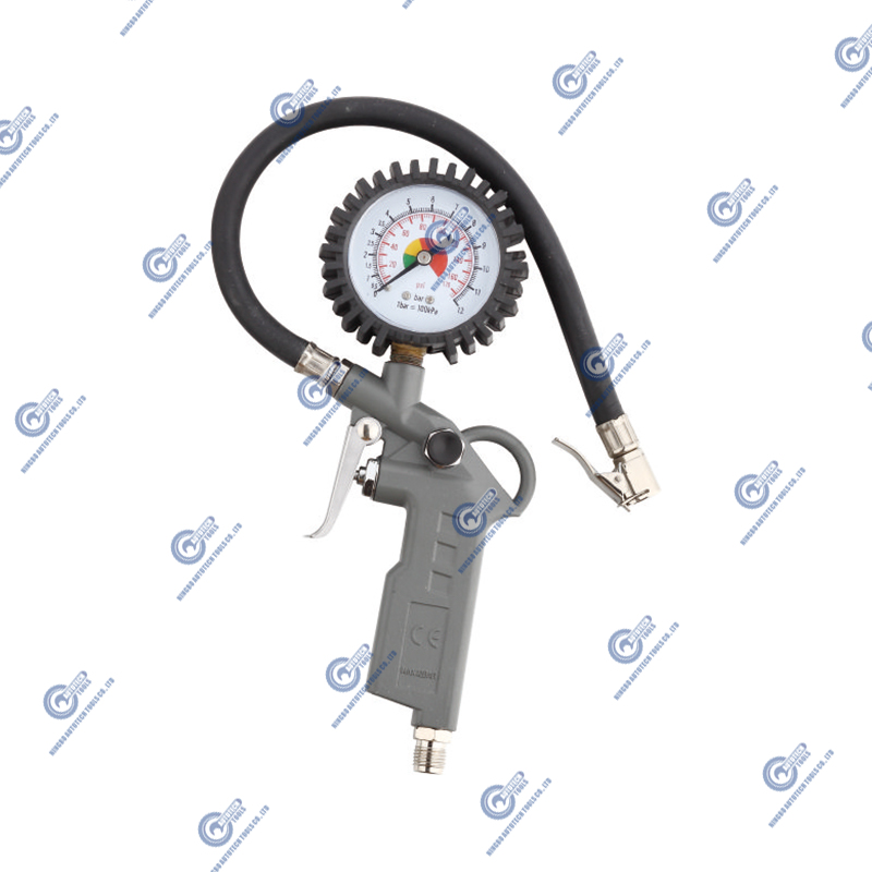 TG-05 Forma pistolului Panoul de inflator cu manometru cu presiunea aerului