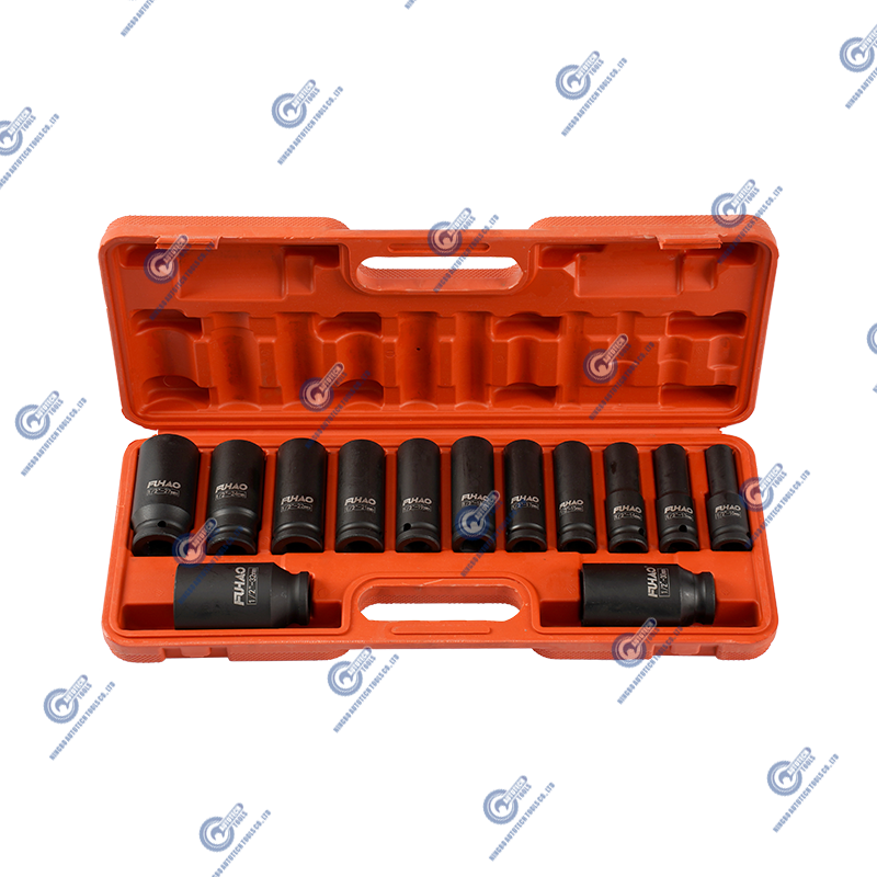 13 bucăți set de priză de impact profund de 1/2 inch cu impact profund