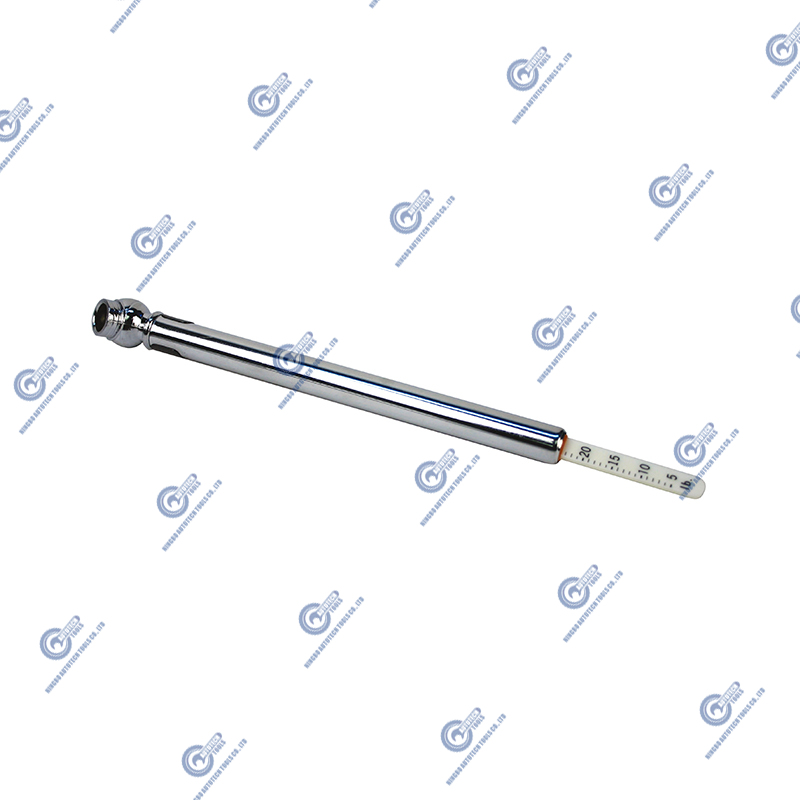1192 CHROME PRINCIL GAUGE (5-50 psi)